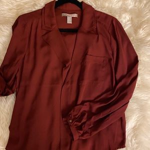 Burgundy blouse NEW